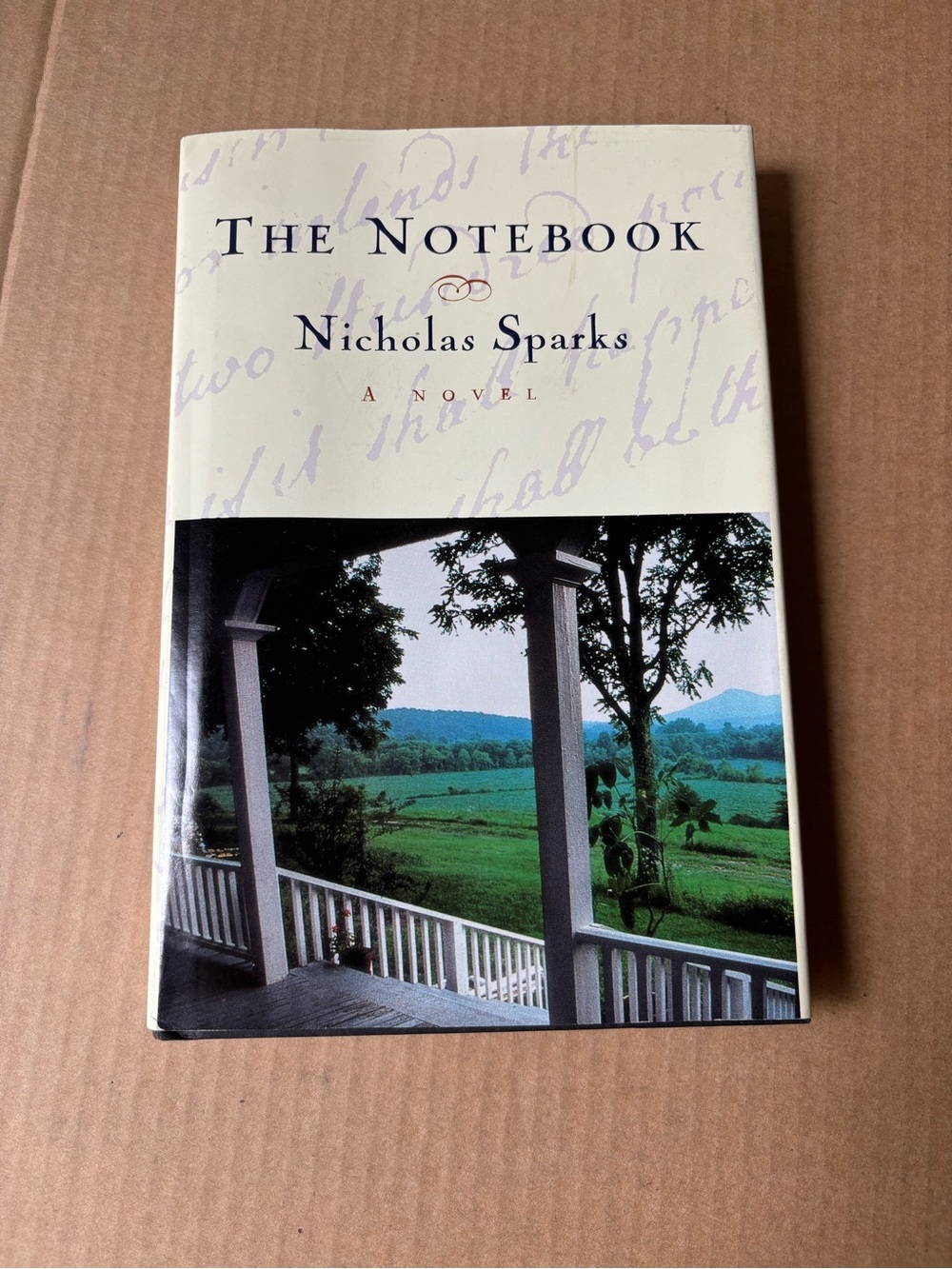 The Notebook by Nicholas Sparks -1996 Hardcover